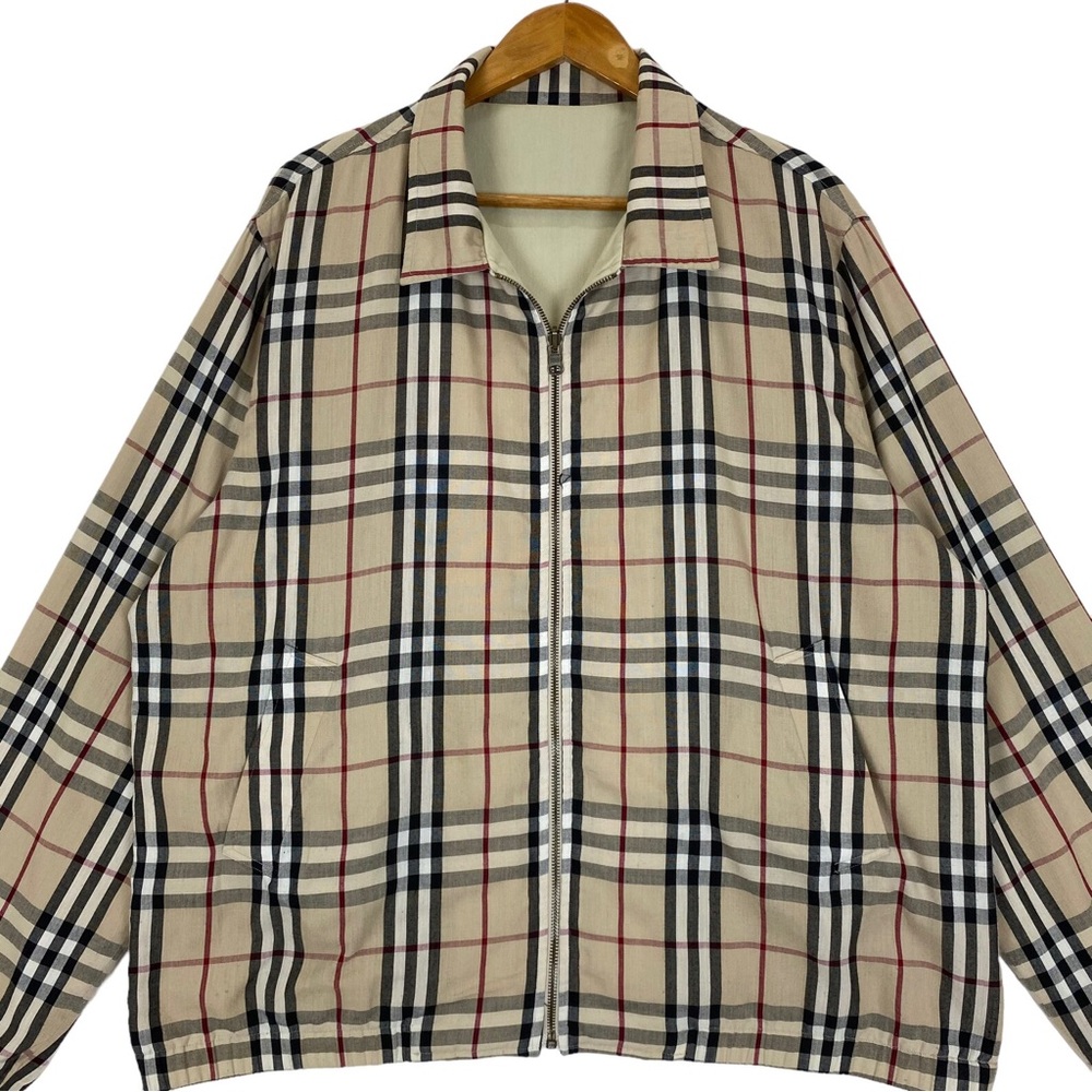 Burberry London Reversible Nova Check Beige Jacket !!!